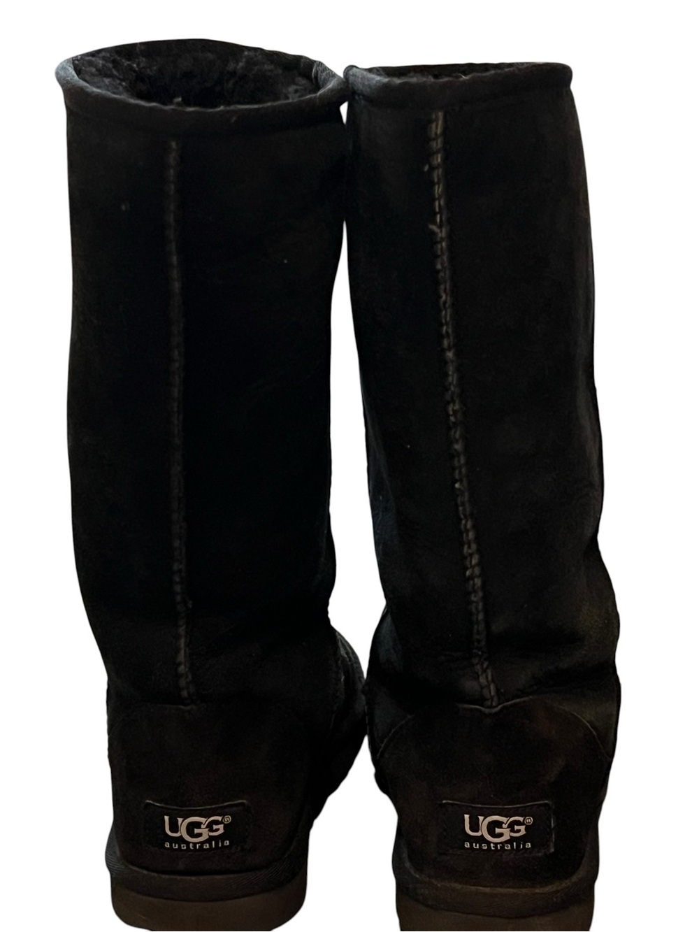 UGG Black Over-the-Knee Shearling Boots